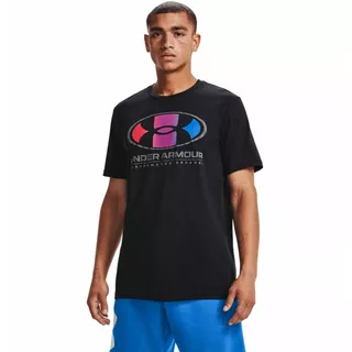 Men’s T-Shirt Under Armour Multi Color Lockertag SS - Black