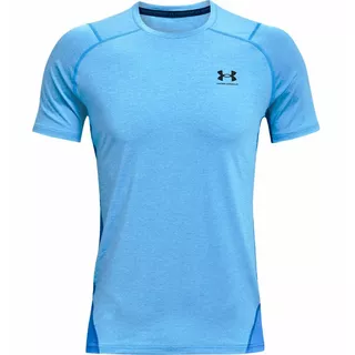 Men’s T-Shirt Under Armour HG Armour Fitted SS - Carbon Heather