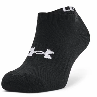 Unisex No-Show Socks Under Armour Core – 3-Pack - White - Black