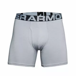 Boxerky Under Armour Charged Cotton 6in 3ks - Mod Gray