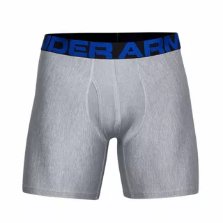 Pánské boxerky Under Armour UA Tech 6in 2ks - Mod Gray Light Heather