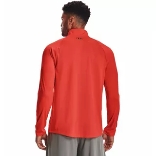 Pánske tričko Under Armour Tech 2.0 1/2 Zip - Academy/Steel - ORANGE