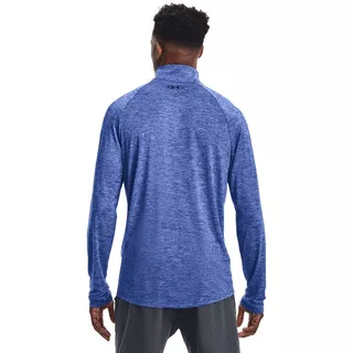 Pánske tričko Under Armour Tech 2.0 1/2 Zip - Academy/Steel - blue