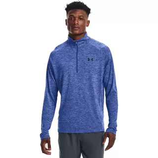 Pánske tričko Under Armour Tech 2.0 1/2 Zip - Black /  / Charcoal