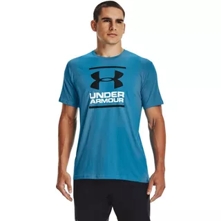 Men’s T-Shirt Under Armour GL Foundation SS T - Black/White/Red