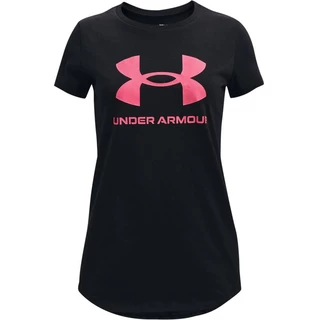 Dievčenské tričko Under Armour Live Sportstyle Graphic SS - Black