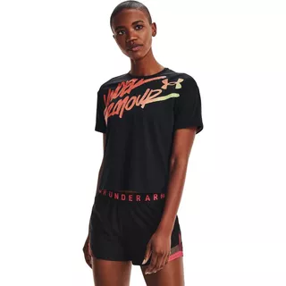 Women’s T-Shirt Under Armour Live Chroma Graphic Tee - Black