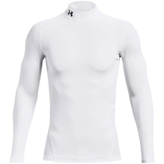 Men’s Compression T-Shirt Under Armour ColdGear Mock - Midnight Navy - White