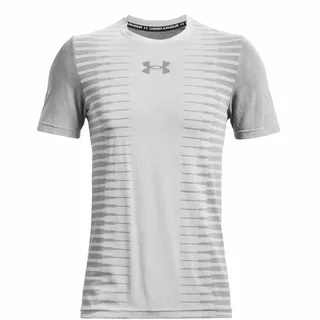 Pánské triko Under Armour Seamless Wordmark SS - Halo Gray