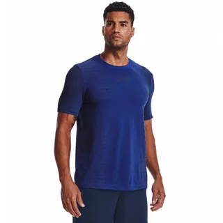 Pánske tričko Under Armour Seamless Wordmark SS - Royal