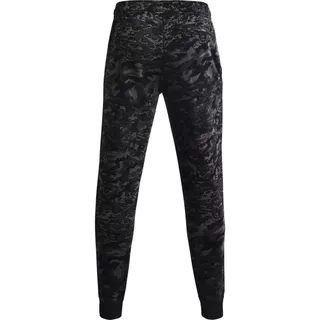 Pánské tepláky Under Armour Rival FLC Camo Script JGR - Concrete