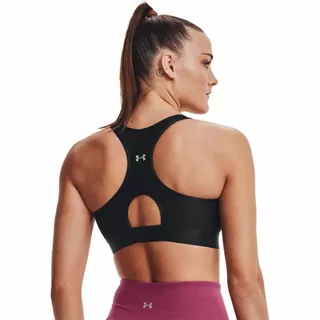 Women’s Sports Bra Under Armour Mid Keyhole - Grey Orange