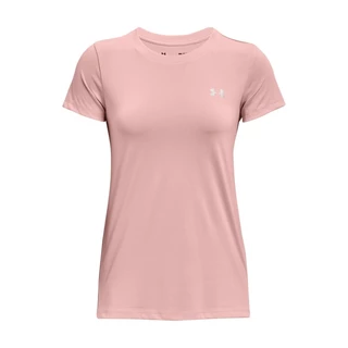 Women’s T-Shirt Under Armour Tech SSC – Solid - Black - Pink