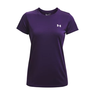 Women’s T-Shirt Under Armour Tech SSC – Solid - Black - Purple