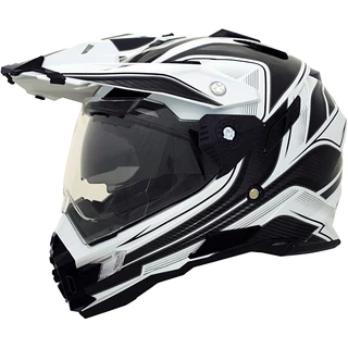 Motocross helmet Cyber UX 33 - White/Red - White-Black