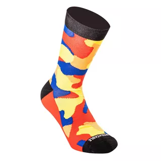 Socks Undershield Camo Short Yellow/Red/Blue