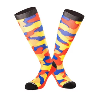 Vysoké ponožky Undershield Camo Tall žltá/červená/modrá