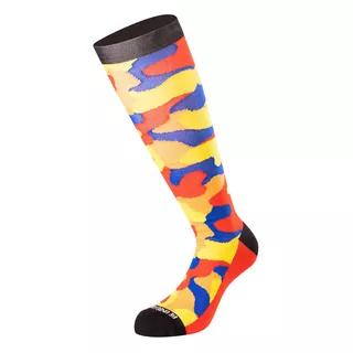 Socks Undershield Camo Tall Yellow/Red/Blue