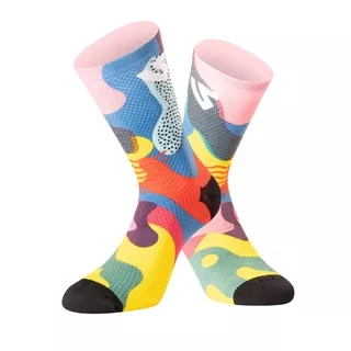 Socks Undershield Funky Camo Pink/Blue/Yellow