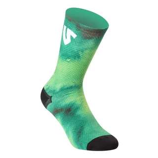 Socks Undershield Tye Dye Green