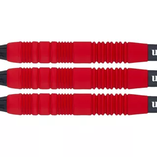 Lotki do darta Unicorn Core Plus Rubberised Brass Red 3 szt.