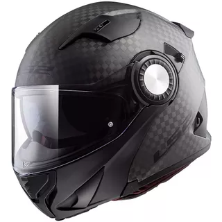 LS2 FF313 Vortex Solid Carbon Klapphelm - Solid Carbon