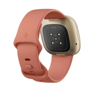 Chytré hodinky Fitbit Versa 3 Pink Clay/Soft Gold Aluminum