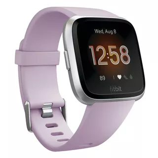 Smart Watch Fitbit Versa Lite Lilac/Silver Aluminum