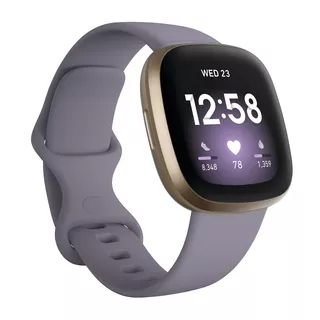 Inteligentné hodinky Fitbit Versa 3 Soft Gold Aluminum/Thistle