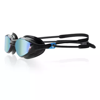 Swimming Goggles Aqua Speed Vortex Mirror - Black/Blue/Rainbow Mirror