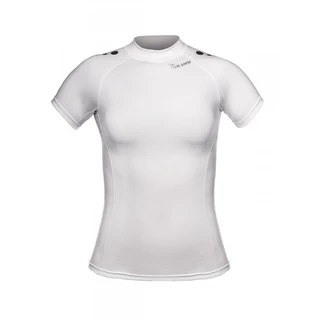 Woman's compression t-shirt SILVINI Compresso WD264 - Black - White