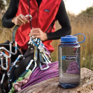 Outdoor Water Bottle NALGENE Wide Mouth Sustain 1 L - Denim