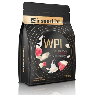 Doplněk stravy inSPORTline WPI Protein 700g - malina s bílou čokoládou