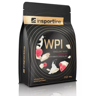 Białko inSPORTline WPI izolat białka 700g - malina z białą czekoladą