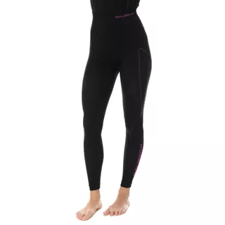 Dámske termo nohavice Brubeck Thermo - Black/Pink