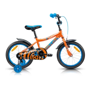 Dětské kolo KELLYS WASPER 16" - model 2017 - modrá - oranžová