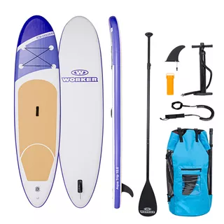 Paddleboard s příslušenstvím WORKER WaveTrip 10'6" G2 - Wisteria Blue