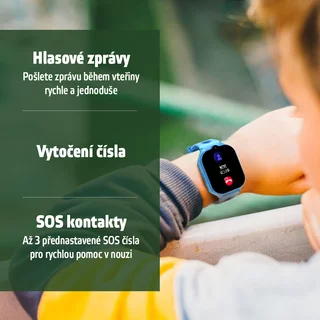 Smartwatch zegarek dla dzieci SIM GPS 4G LTE IP67 SOS inSPORTline Odino