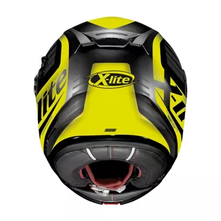 Výklopná moto prilba X-Lite X-1004 P/J Nordhelle N-Com Flat Black-Yellow - čierno-žltá