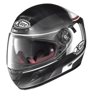 Motorcycle Helmet X-lite X-702GT Ofenpass N-Com - Cayman Blue - Scratched Chrome