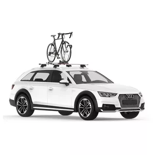 Rooftop Upright Bike Mount Yakima HighRoad Silver