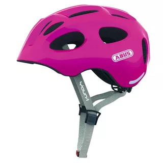 Children’s Cycling Helmet Abus Youn-I - Green, M (52-57) - Pink