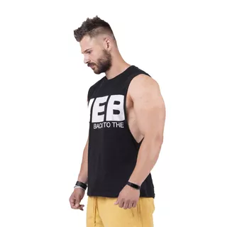 Pánske tielko Nebbia Back to the Hardcore tank top 144 - Black