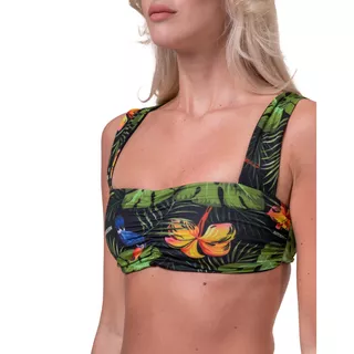 Nebbia Miami Retro Top 553 Damen Badeanzug - Jungle Green