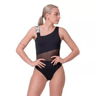 Dámské jednodílné plavky Nebbia One Shoulder Sporty 559 - Black - Black