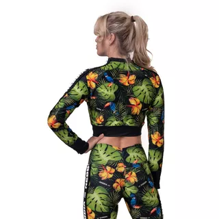 Dámská bunda Nebbia High-Energy Cropped Jacket 564 - Jungle Green