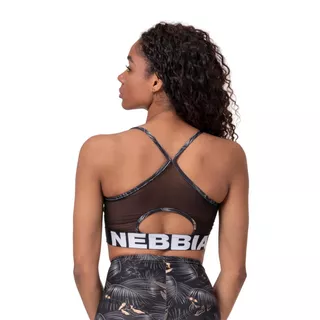 Women’s Bra Top Nebbia Earth Powered 565 - Volcanic Black