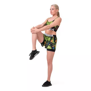 Women’s Shorts Nebbia High-Energy Double Layer 563 - Jungle Green