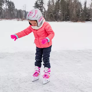 Children’s Ice Skates WORKER Izabely Pro – with Fur - M 34-37