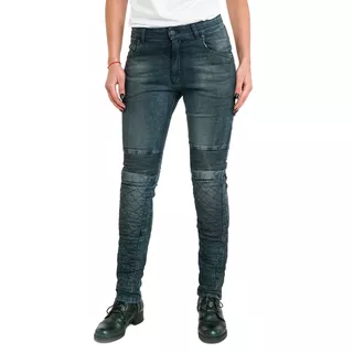 PANDO MOTO Rosie Navy Damen-Motorradjeans